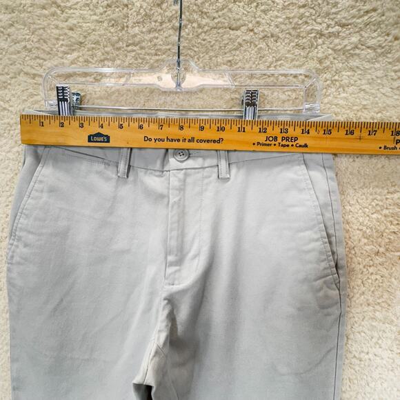 Old Navy Chino Pants Men 30x32 Ultimate Slim Gray Neutral Polished Versatility - Picture 8 of 14